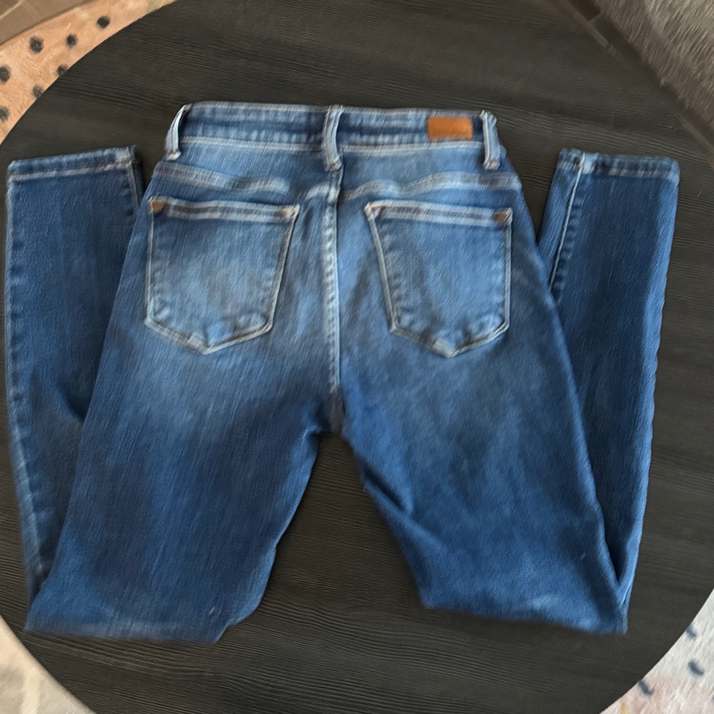 Judy Blue Dark Wash Skinny Jeans - Picture 5 of 6
